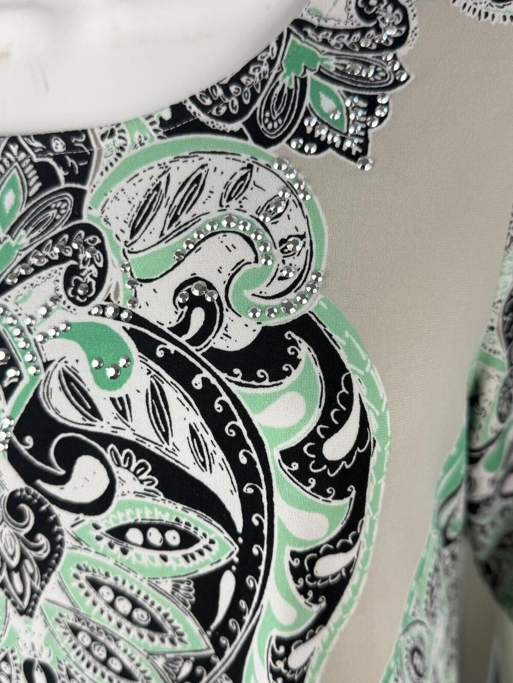 Style & Co. Paisley Print Tunic Top Women's Large - Picture 2 of 7